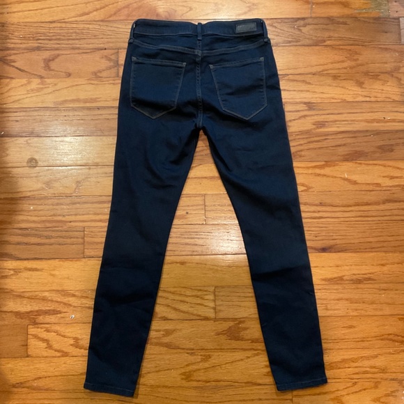 NWT Abercrombie & Fitch Dark Wash Mid Rise Super Skinny Jeans - Picture 6 of 10